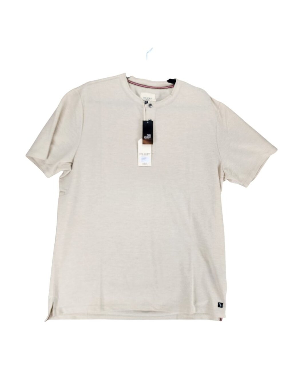 Civil Society Shirt Mens XL Heather Beige Short Sleeve Tee *NWT*